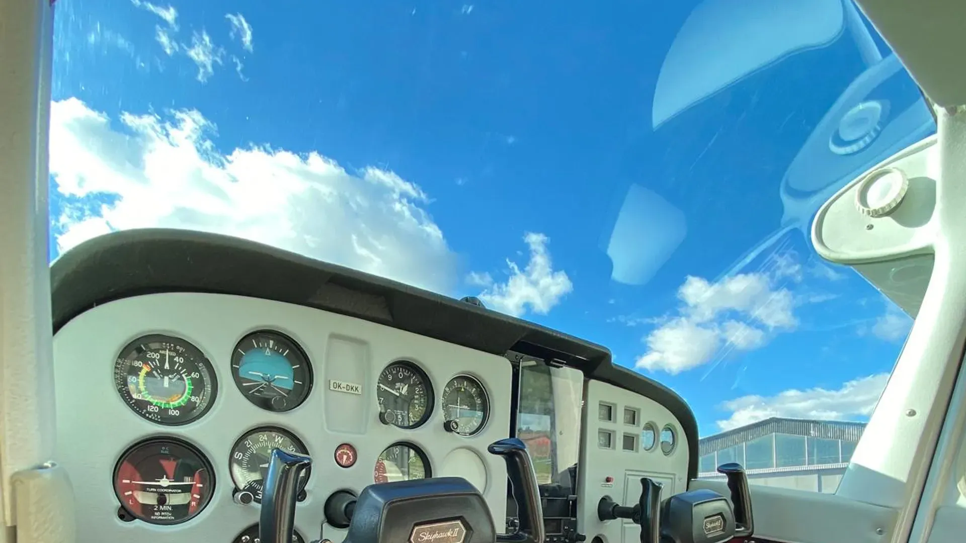 Cessna 172M Skyhawk — letadlo Aeroklubu Hranice